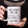 Like Father Like Son Father's Day Mug Personalized Gift T286 890787
