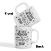 Like Father Like Son Like Daughter One Line Fist Bump Personalized 3D Inflated Printed Mug