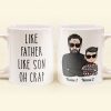 Like Father Like Son Oh Crap - Personalized Mug Like Father Like Son Oh Crap - Personalized Mug
