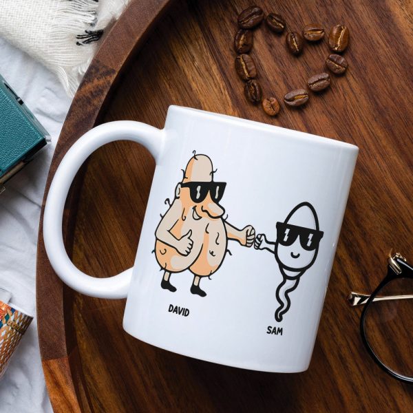 Like Father Like Son/Daughter Personalized White Mug, Gift For Family