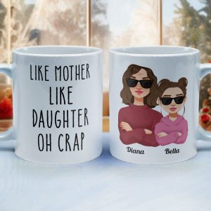 Like Mom Like Daughter - Personalized Mug