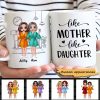 Like Mother Daughter Bathrobe Personalized Mug Like Mother Daughter Bathrobe Personalized Mug