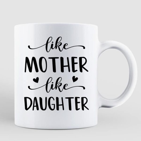 Like Mother Daughter Bathrobe Personalized Mug Like Mother Daughter Bathrobe Personalized Mug