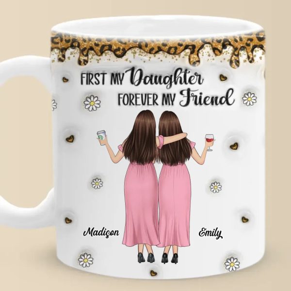 Like Mother, Like Daughter - Family Personalized Custom 3D Inflated Effect Printed Mug - Gift For Mom, Daughter Like Mother, Like Daughter - Family Personalized Custom 3D Inflated Effect Printed Mug - Gift For Mom, Daughter