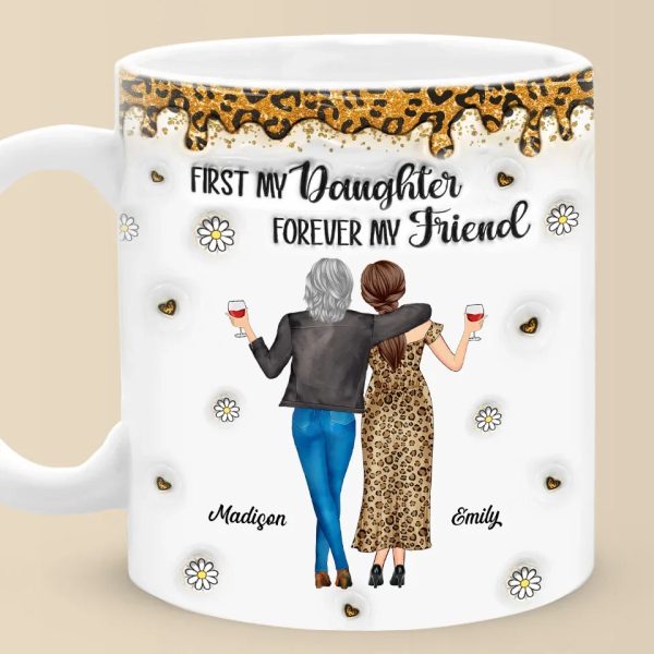 Like Mother, Like Daughter - Family Personalized Custom 3D Inflated Effect Printed Mug - Gift For Mom, Daughter Like Mother, Like Daughter - Family Personalized Custom 3D Inflated Effect Printed Mug - Gift For Mom, Daughter