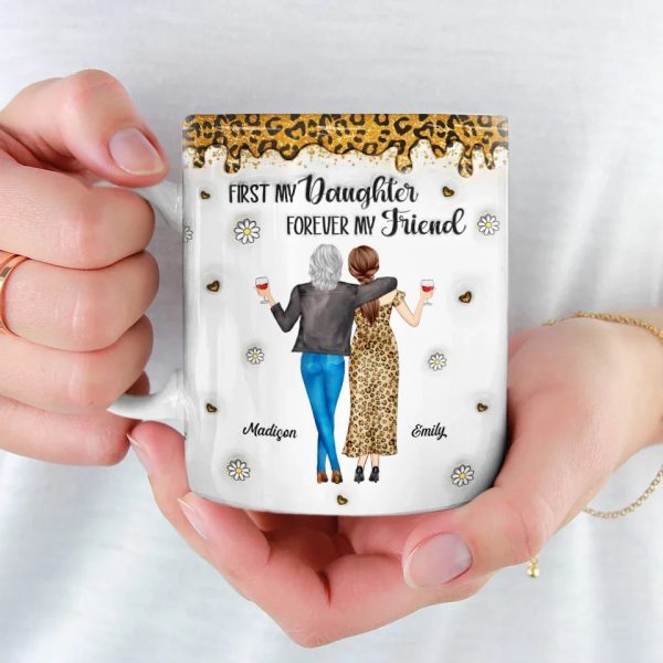 Like Mother, Like Daughter - Family Personalized Custom 3D Inflated Effect Printed Mug - Gift For Mom, Daughter Like Mother, Like Daughter - Family Personalized Custom 3D Inflated Effect Printed Mug - Gift For Mom, Daughter