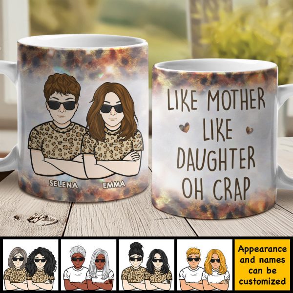 Like Mother Like Daughter - Gift For Mom, Grandma - Personalized Mug Like Mother Like Daughter - Gift For Mom, Grandma - Personalized Mug