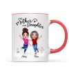 Like Mother Like Daughter Happy Women Personalized Mug Like Mother Like Daughter Happy Women Personalized Mug