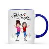 Like Mother Like Daughter Happy Women Personalized Mug Like Mother Like Daughter Happy Women Personalized Mug