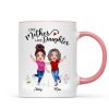 Like Mother Like Daughter Happy Women Personalized Mug Like Mother Like Daughter Happy Women Personalized Mug