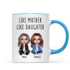 Like Mother Like Daughter Realistic Doll Personalized Mug Like Mother Like Daughter Realistic Doll Personalized Mug