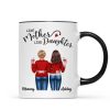 Like Mother Like Daughters Back View Personalized Mug