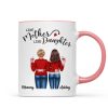 Like Mother Like Daughters Back View Personalized Mug
