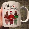 Like Mother Like Daughters Back View Personalized Mug