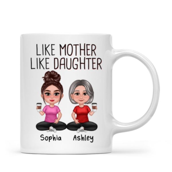 Like Mother Like Daughters Pretty Doll Personalized Mug