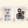 Like Uncle Like Nephew Oh Crap - Personalized Mug Like Uncle Like Nephew Oh Crap - Personalized Mug