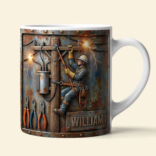 Lineman Coffee Mug - Personalized Gifts For Lineman Lovers 03tgta151225 Lineman Coffee Mug - Personalized Gifts For Lineman Lovers 03tgta151225