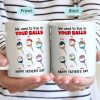 Little Cute Kids We Used To Live - Gift For Father, Dad - Personalized Mug Little Cute Kids We Used To Live - Gift For Father, Dad - Personalized Mug