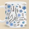 Little Hands, Big Love - Family Personalized Custom 3D Inflated Effect Printed Mug - Christmas Gift For Mom, Grandma Little Hands, Big Love - Family Personalized Custom 3D Inflated Effect Printed Mug - Christmas Gift For Mom, Grandma