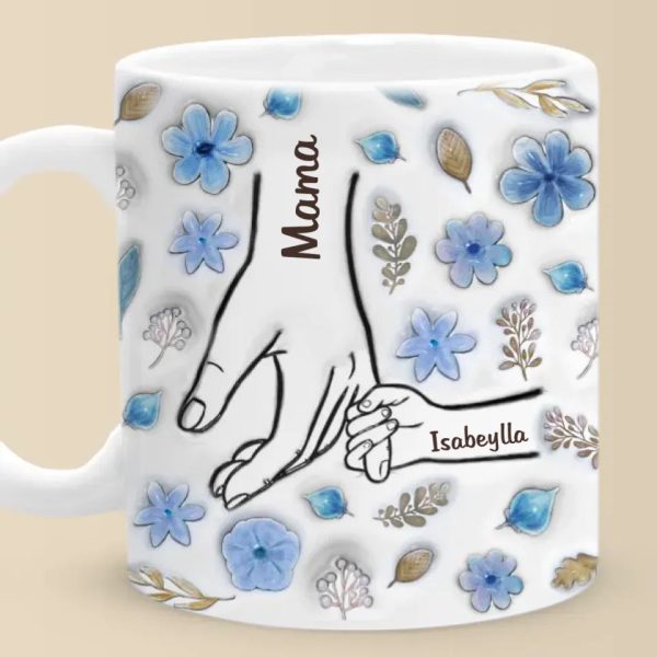 Little Hands, Big Love - Family Personalized Custom 3D Inflated Effect Printed Mug - Christmas Gift For Mom, Grandma Little Hands, Big Love - Family Personalized Custom 3D Inflated Effect Printed Mug - Christmas Gift For Mom, Grandma