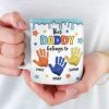 Little Hands, Big Love - Family Personalized Custom 3D Inflated Effect Printed Mug - Father's Day, Gift For Dad, Grandpa Little Hands, Big Love - Family Personalized Custom 3D Inflated Effect Printed Mug - Father's Day, Gift For Dad, Grandpa