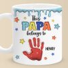 Little Hands, Big Love - Family Personalized Custom 3D Inflated Effect Printed Mug - Father's Day, Gift For Dad, Grandpa Little Hands, Big Love - Family Personalized Custom 3D Inflated Effect Printed Mug - Father's Day, Gift For Dad, Grandpa