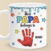 Little Hands, Big Love - Family Personalized Custom 3D Inflated Effect Printed Mug - Father's Day, Gift For Dad, Grandpa Little Hands, Big Love - Family Personalized Custom 3D Inflated Effect Printed Mug - Father's Day, Gift For Dad, Grandpa