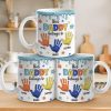 Little Hands, Big Love - Family Personalized Custom 3D Inflated Effect Printed Mug - Father's Day, Gift For Dad, Grandpa Little Hands, Big Love - Family Personalized Custom 3D Inflated Effect Printed Mug - Father's Day, Gift For Dad, Grandpa