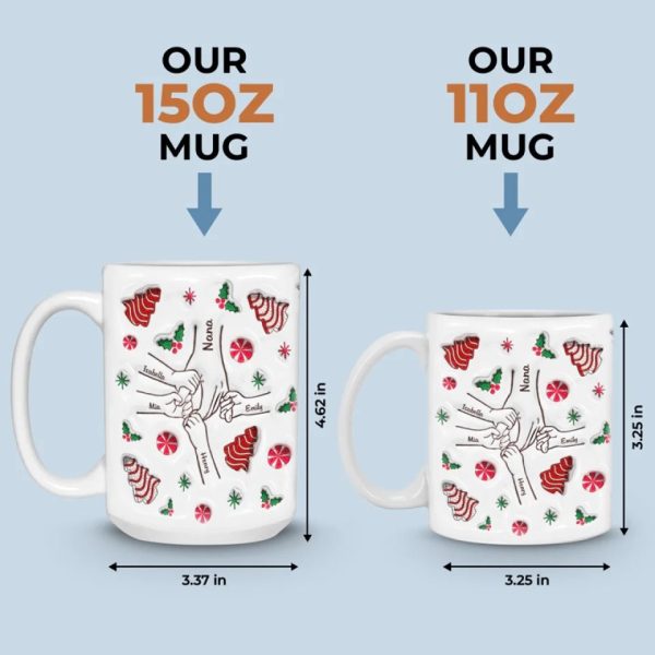 Little Things Create Big Memories With Family - Family Personalized Custom 3D Inflated Effect Printed Mug - Christmas Gift For Gift For Mom, Grandma Little Things Create Big Memories With Family - Family Personalized Custom 3D Inflated Effect Printed Mug - Christmas Gift For Gift For Mom, Grandma