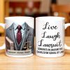 Live Laugh Lawsuit Congrats on Graduating Charleston School of Law - Personalized Custom Coffee Mug - GRAD289_MG Live Laugh Lawsuit Congrats on Graduating Charleston School of Law - Personalized Custom Coffee Mug - GRAD289_MG