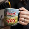 Lived Happily Ever After Vintage Car And Couple Design - Personalized Custom Coffee Mug - CPL114_MG Lived Happily Ever After Vintage Car And Couple Design - Personalized Custom Coffee Mug - CPL114_MG