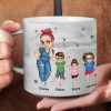 Living That Grandma Life - Personalized Marble Mug Living That Grandma Life - Personalized Marble Mug
