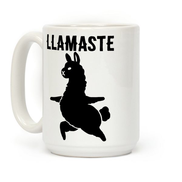 Llamaste Yoga Llama Coffee Mug Llamaste Yoga Llama Coffee Mug