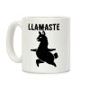 Llamaste Yoga Llama Coffee Mug Llamaste Yoga Llama Coffee Mug