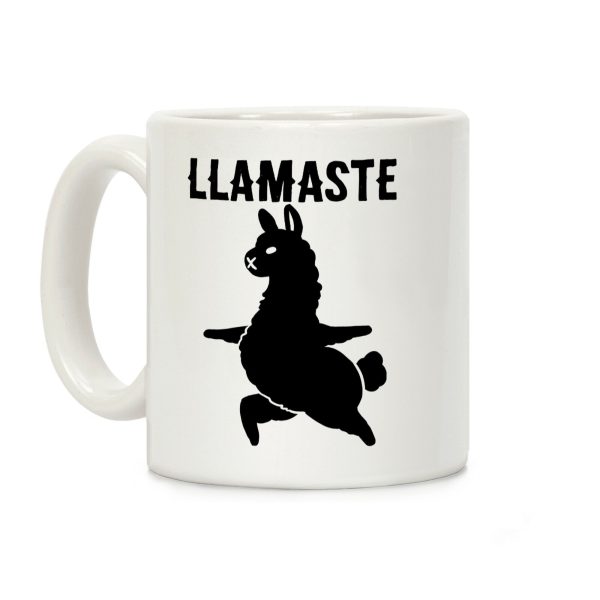 Llamaste Yoga Llama Coffee Mug Llamaste Yoga Llama Coffee Mug