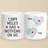 Location Map I Exist In Two Places, Here And Where You Are - Couple Personalized Custom Map Mug - Map Art, Christmas Gift For Husband Wife, Anniversary Location Map I Exist In Two Places, Here And Where You Are - Couple Personalized Custom Map Mug - Map Art, Christmas Gift For Husband Wife, Anniversary