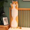 Long Cat Plush Toy Soft Pillow for Kids Girls Sleep