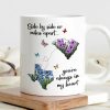 Long Distance Mom Gift Mothers Day Custom State Map Mug