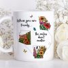 Long Distance Mom Gift Mothers Day Custom State Map Mug