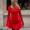 Long Sleeve High Neck Mini Dress Long Sleeve High Neck Mini Dress