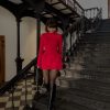 Long Sleeve High Neck Mini Dress Long Sleeve High Neck Mini Dress