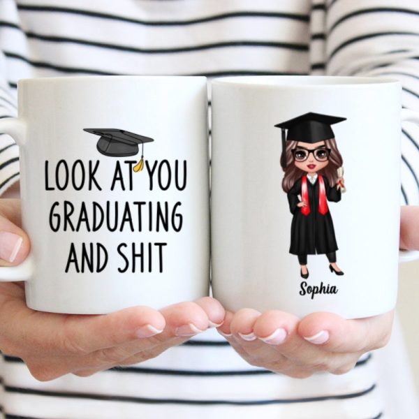 Look At You Graduating Funny Graduation Gift For Graduate Personalized Mug