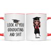 Look At You Graduating Funny Graduation Gift For Graduate Personalized Mug