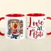 Love At First Bite, Personalized Mug, Naughty Gifts For Couple Love At First Bite, Personalized Mug, Naughty Gifts For Couple