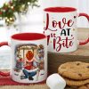 Love At First Bite, Personalized Mug, Naughty Gifts For Couple Love At First Bite, Personalized Mug, Naughty Gifts For Couple