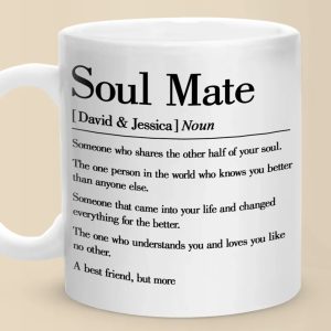 Love Brought Us Together - Couple Personalized Custom Mug - Gift For Husband Wife, Anniversary