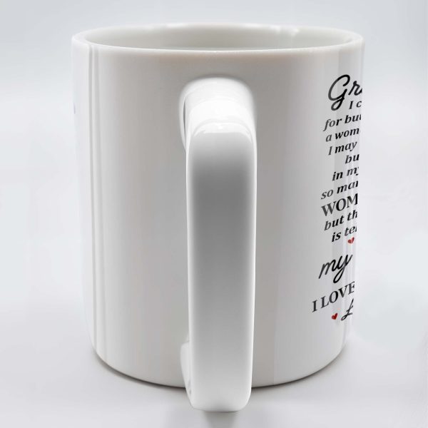 Love From Grandma To Granddaughter With Pansy Flower - Personalized Custom Coffee Mug - GDT021_MG