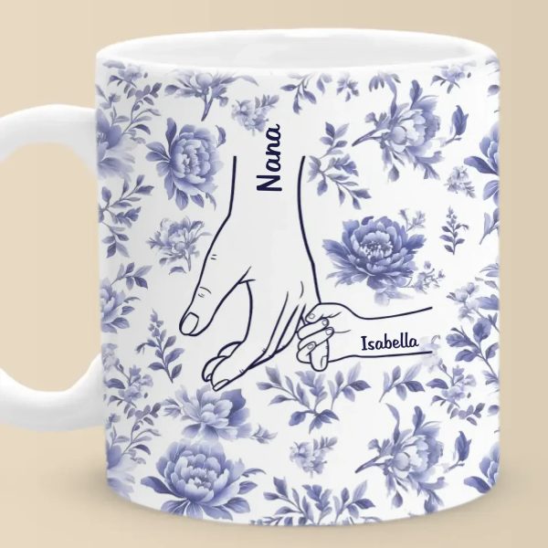 Love Held Between Our Hands - Family Personalized Custom Mug - Mother's Day, Gift For Mom, Grandma Love Held Between Our Hands - Family Personalized Custom Mug - Mother's Day, Gift For Mom, Grandma