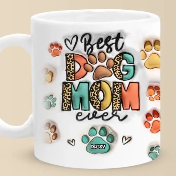 Love Is A Wet Nose And A Wagging Tail - Dog & Cat Personalized Custom 3D Inflated Effect Printed Mug - Gift For Pet Owners, Pet Lovers Love Is A Wet Nose And A Wagging Tail - Dog & Cat Personalized Custom 3D Inflated Effect Printed Mug - Gift For Pet Owners, Pet Lovers