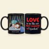 Love Is In The Air Just Kidding, Personalized Mug, Gift For Couple